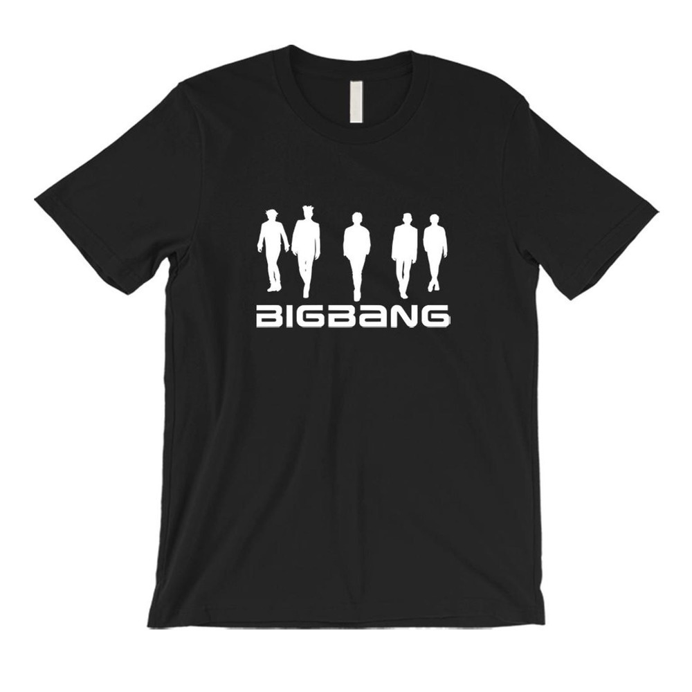Bigbang Members Shadow K Pop Group Graphic Streetwear T-Shirt